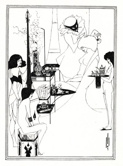 Die Toilette der Salome, 1899 von Aubrey Beardsley